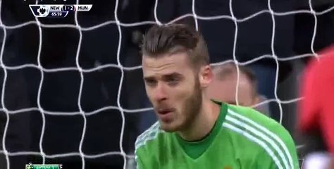 Mitrovic A. (Penalty) Goal - Newcastle Utd 2 - 2 Manchester United - 12-01-2016