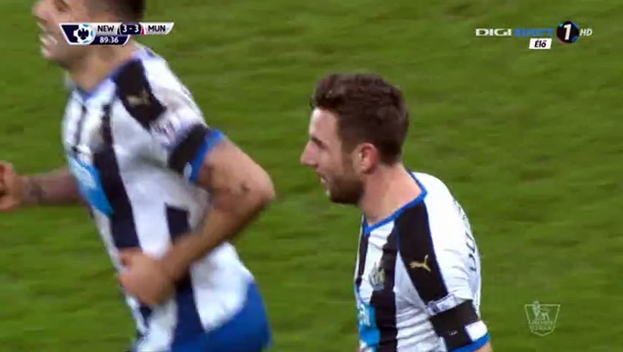 Paul Dummett Goal HD - Newcastle Utd 3-3 Manchester United - 12-01-2016