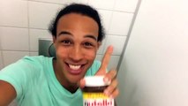 Une blague du Nutella aux toilettes