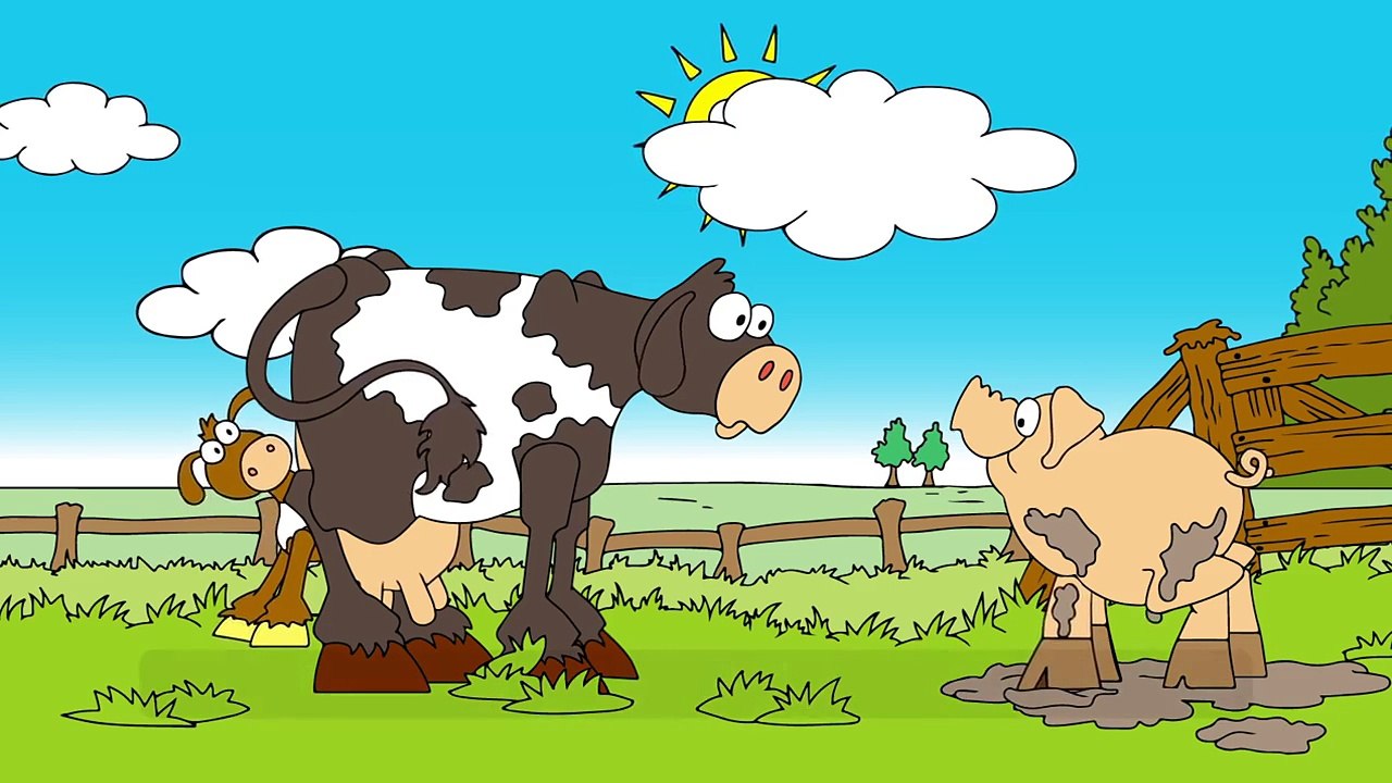 Een koetje en een kalfje - Kinderliedjes van vroeger