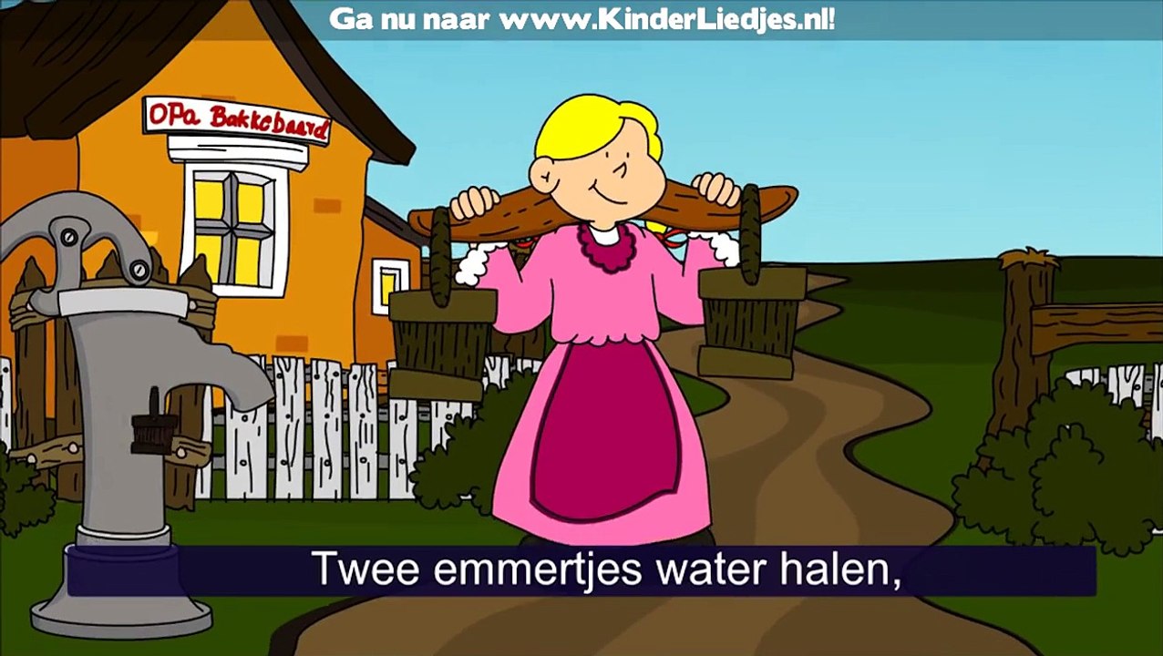 Kinderliedjes van vroeger -  Twee emmertjes water halen