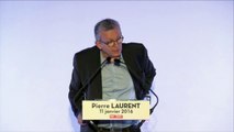 Voeux de Pierre Laurent 2016 par PCF CN