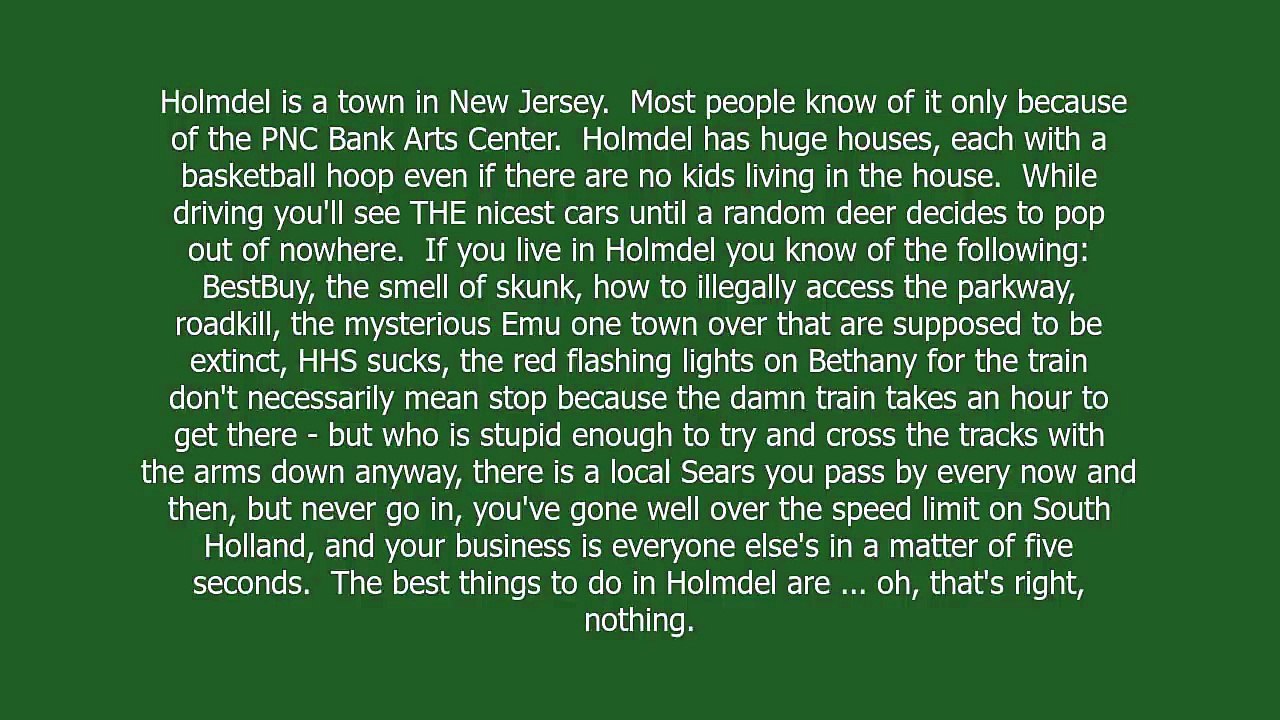 HOLMDEL meaning and pronunciation