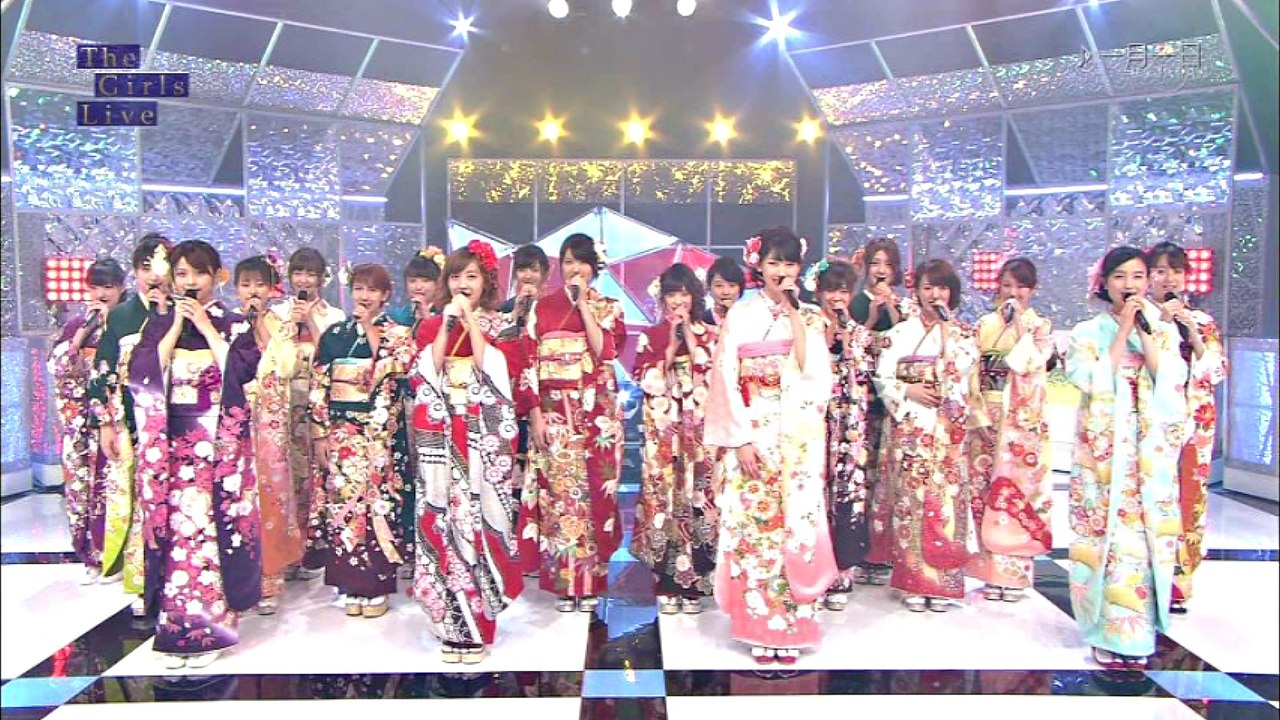 ハロプロ 新成人振袖コーデ 鈴木愛理 萩原舞 「一月一日」 (The Girls Live 2...