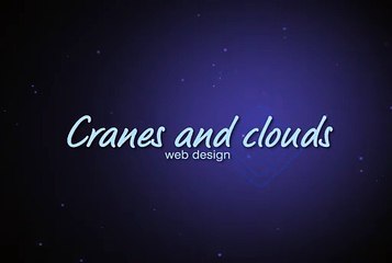 Cranes and clouds Web Design