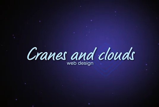 Cranes and clouds Web Design
