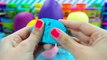 Giant Surprise eggs Sofia the first Play Doh Barbie Peppa Pig Frozen Hulk egg