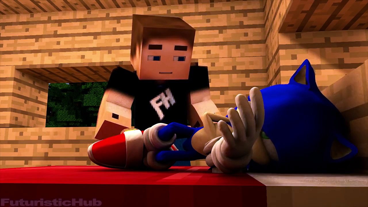 SONIC IN MINECRAFT 3 (3D Minecraft Animation)