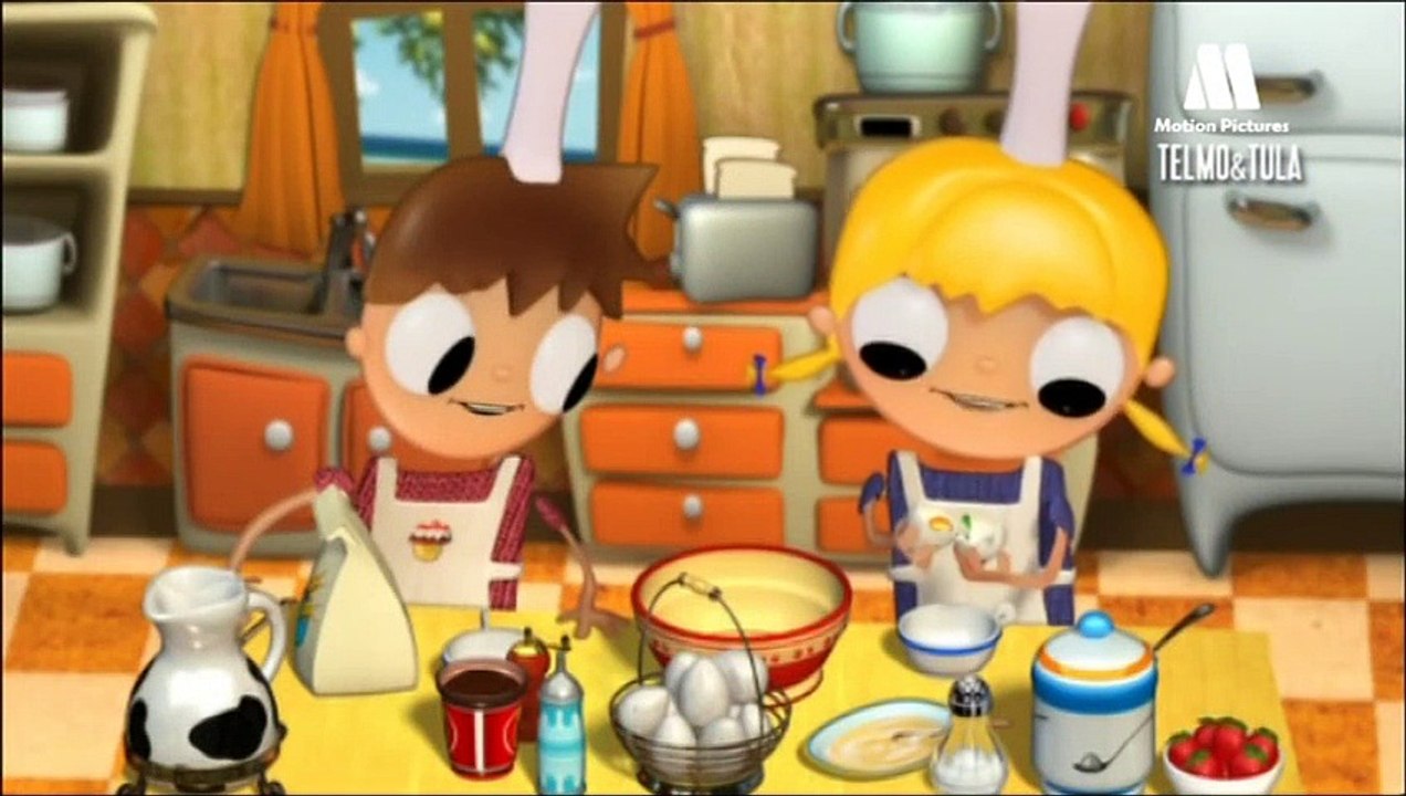 Telmo et Tula - Comment faire des crêpes avec les enfants, Dessins animés  Fun Fan FUN Videos