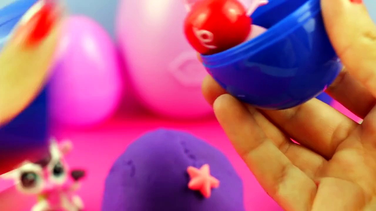 Surprise Eggs Play Doh Egg My Little Pony Barbie Peppa Pig Zelfs LPS Shopkins Pinypon Toys