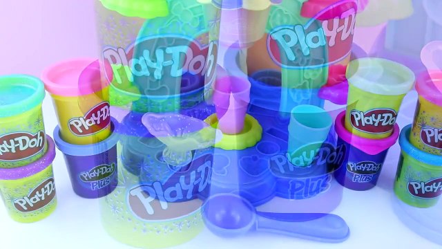 Play Doh Ice Cream Sundae Cone Swirl & Scoop Desserts Dough set toy