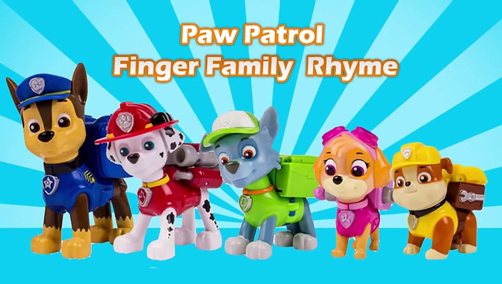 Paw Patrol Finger Family Songs, Nick Jr. - Daddy Finger Nursery Rhymes  Collection 30 minut - Dailymotion Video