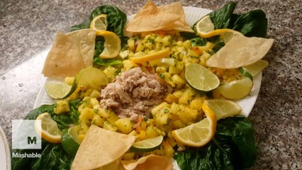 Cooking With One Hand: Red snapper ceviche recipe