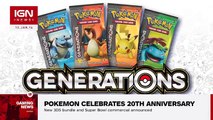 Pokemon Celebrates 20th Anniversary with New 3DS Bundle, Super Bowl Commercial - IGN News (720p FULL HD)