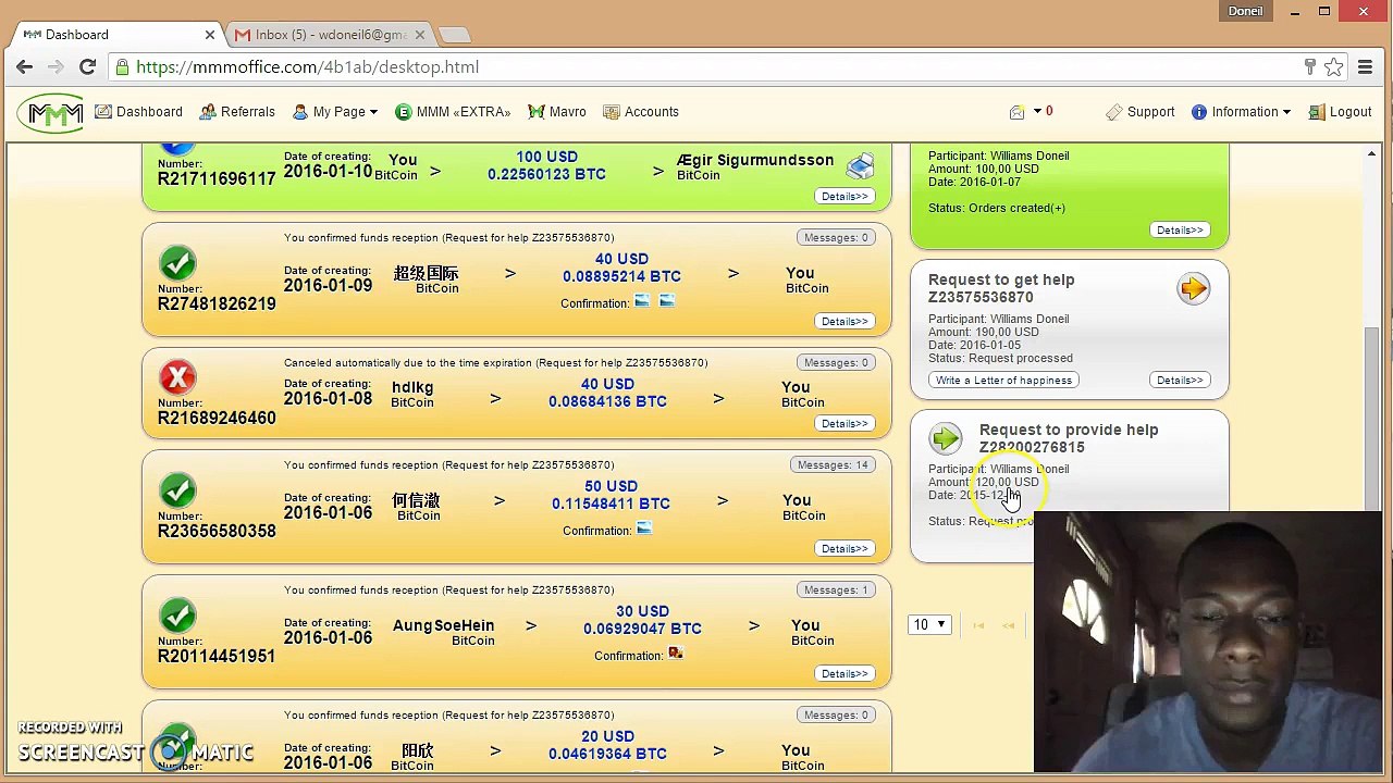MMM pays 190 USD