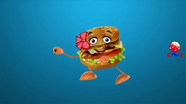 Finger Family Rhymes Burger Cartoons for Children | Finger Family Children Nursery Rhymes