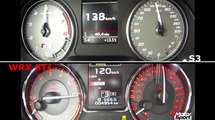 0-250 km/h : Audi S3 VS Subaru WRX STi (Motorsport)