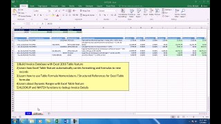 Excel 2016  Build Database