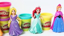 Princesse Disney MagiClip Collection Play-Doh Magic Clip Frozen Anna Ariel Merida Belle Des Poupées