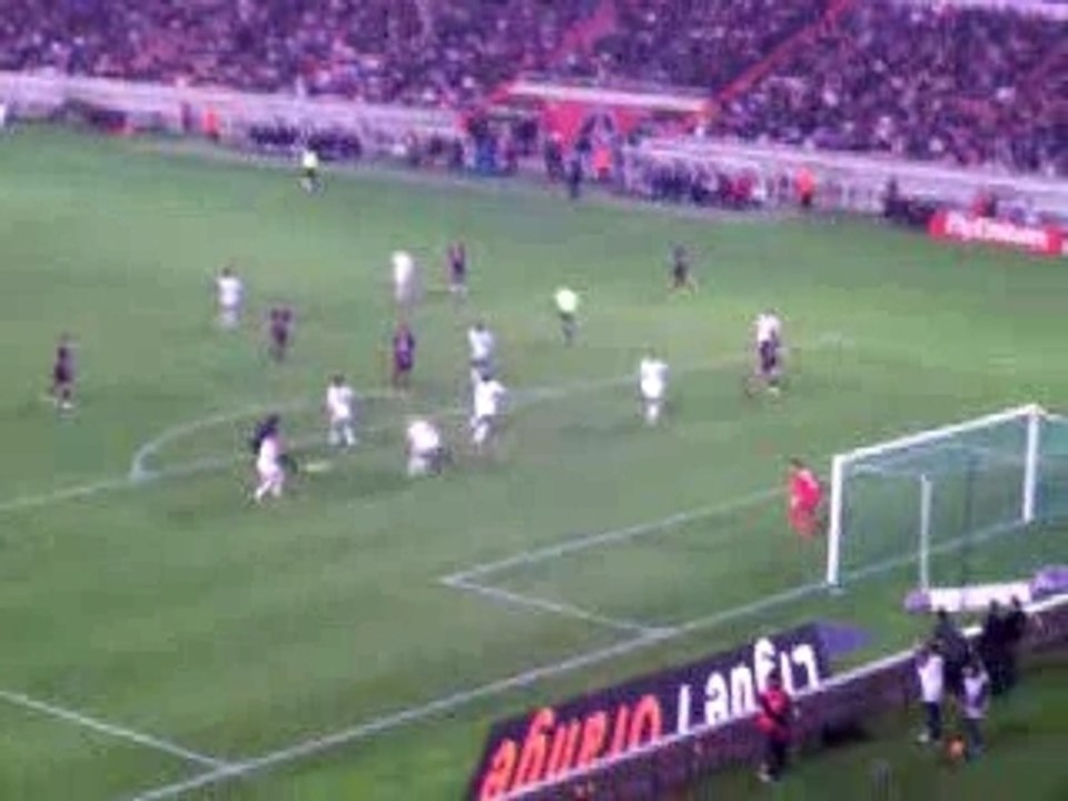 Coup franc pauleta+frappe de yepes psg troyes