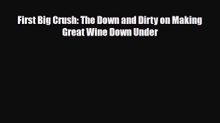 PDF Download First Big Crush: The Down and Dirty on Making Great Wine Down Under PDF Full Ebook