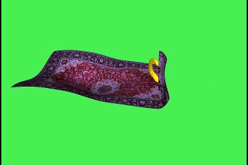 Magic Carpet Green Screen.