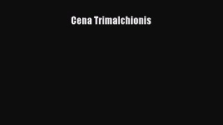 [PDF Download] Cena Trimalchionis [Read] Online
