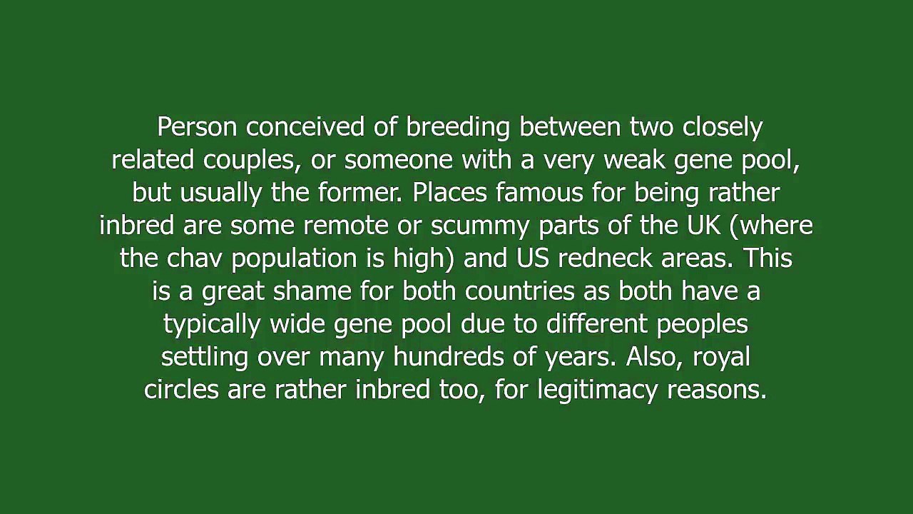 inbred meaning and pronunciation