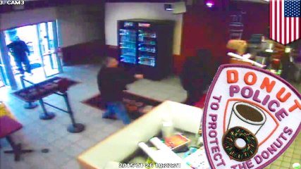 ドーナツ泥棒　呆気なく逮捕