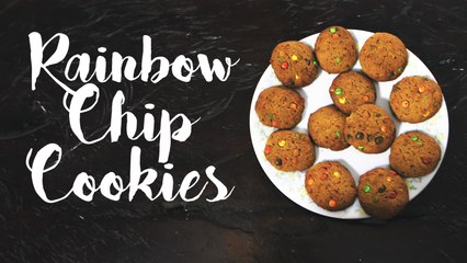 Cara Bikin Rainbow Chip Cookies - Stop Motion Food