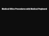 [PDF Download] Medical Office Procedures with Medical Pegboard [PDF] Online