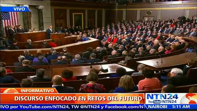 Economía, recuperación política, lucha contra terrorismo: Obama pronuncia último discurso del Estado de Unión con miras