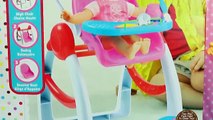 Baby Alive Doll BABY SWING, HIGH CHAIR & Car Booster Seat with Baby All Gone Lucy DisneyCarToys