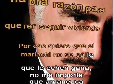 UNA NOCHE COMO ESTA - VICENTE FERNANDEZ - KARAOKE - PISTA Y LETRA