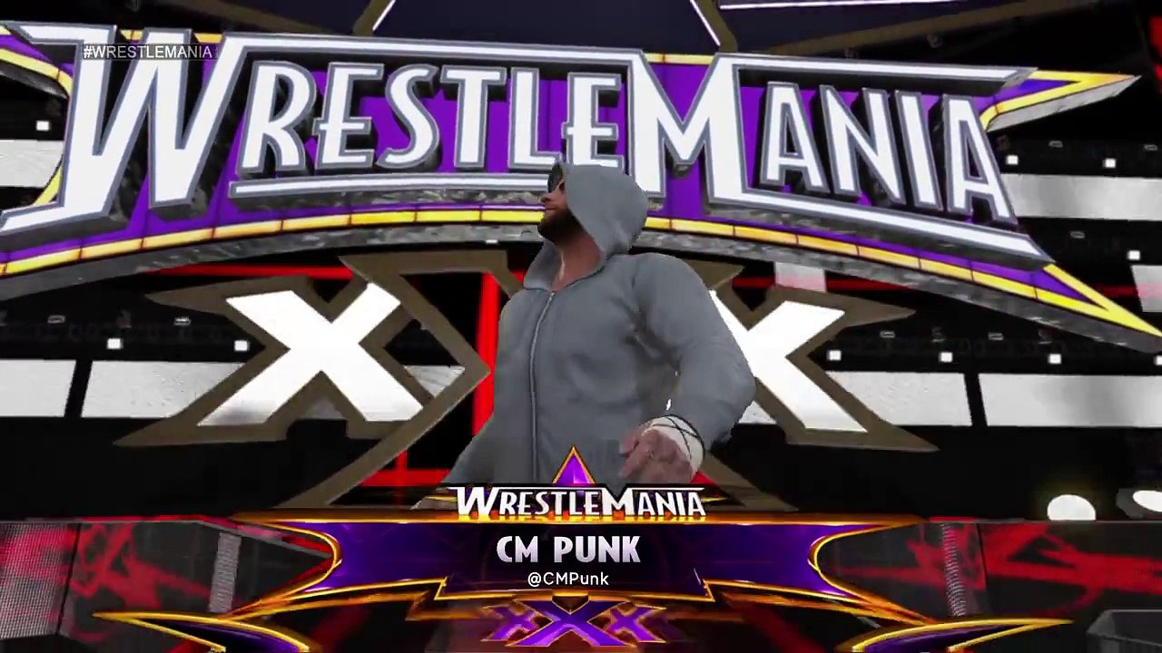 CNZ 2K15 Shawn Michaels vs CM Punk Fall Count anywhere Match at Wrestlemania Gameplay 2015