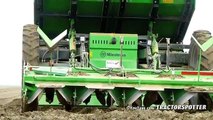 Potato Planting   New Holland T7070 Blue Power   Miedema Structural belt planter Loonbedrijf Breure