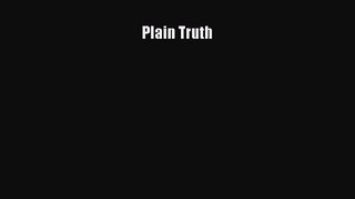 Plain Truth [PDF] Online