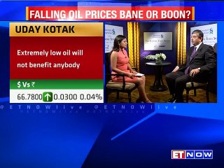 Uday Kotak: Extremely low crude prices is a worry