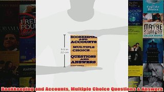 Bookkeeping and Accounts Multiple Choice Questions  Answers