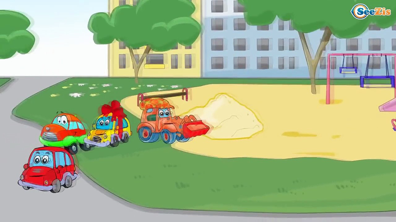 ➲ Cars Compilation Cartoons - Diggers, Trucks, Haul Truck, Bulldozers, Cars for Children
