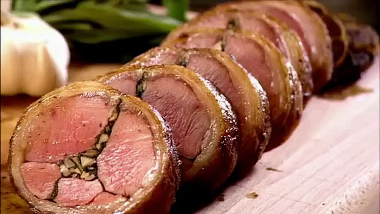 Gordon Ramsay's Stuffed Saddle of Lamb Recipe Video Dailymotion