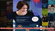 FIA Foundations of Financial Accounting FFA ACCA F3 Interactive Text