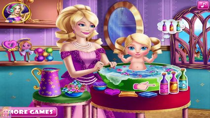 Barbie Princess Baby Wash Barbie Baby Bathing Game for Girls