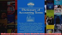 Dictionary of Accounting Terms Barrons Business Dictionaries