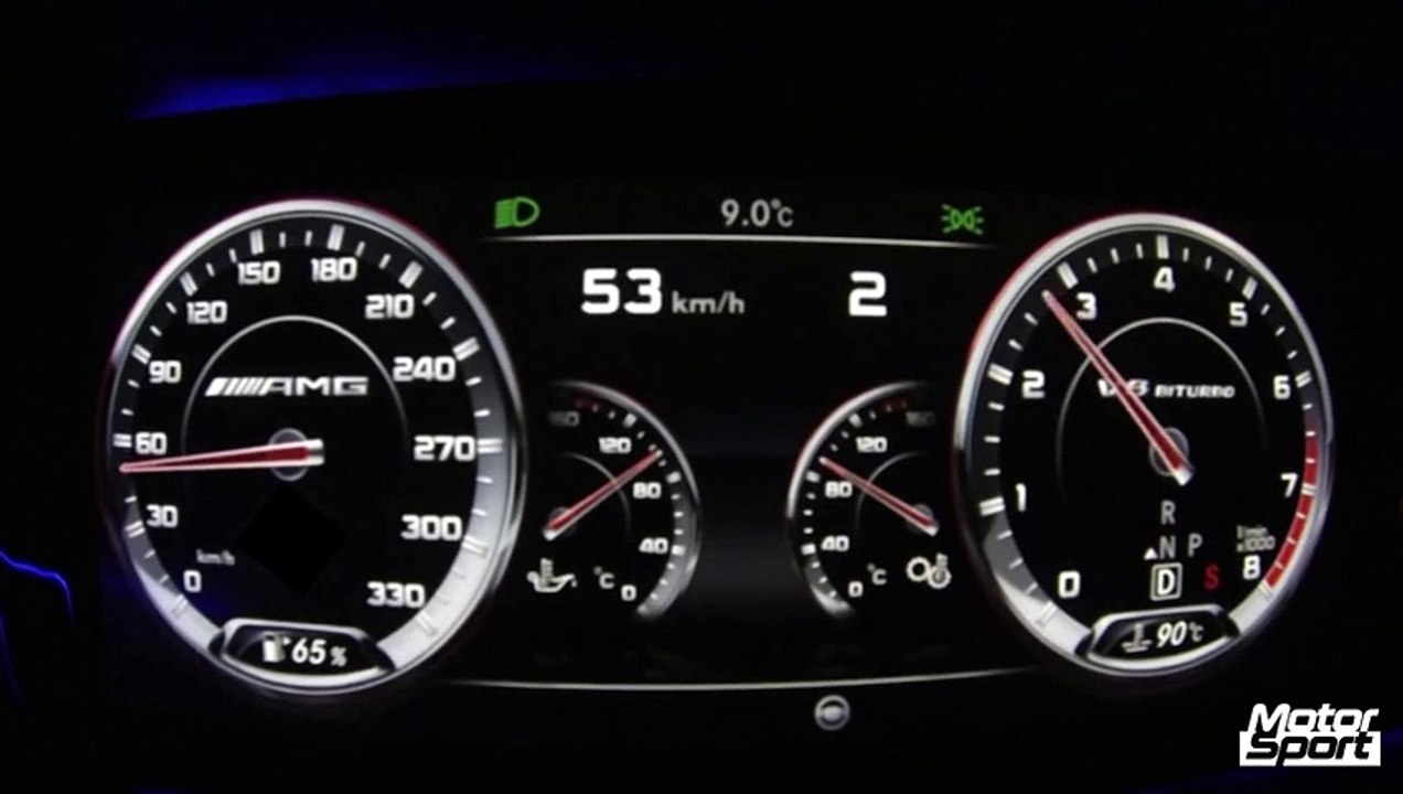 0-280 km/h : Mercedes S 63 AMG Coupé (Motorsport)