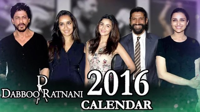 Dabboo Ratnani’s 2016 Calendar Launch | Shah Rukh Khan, Alia Bhatt, Shraddha Kapoor