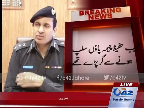 CTO Lahore Tayyab Hafeez Cheema right arm fractured