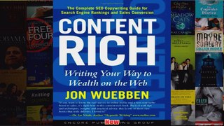 Content Rich Writing Your Way to Wealth on the Web