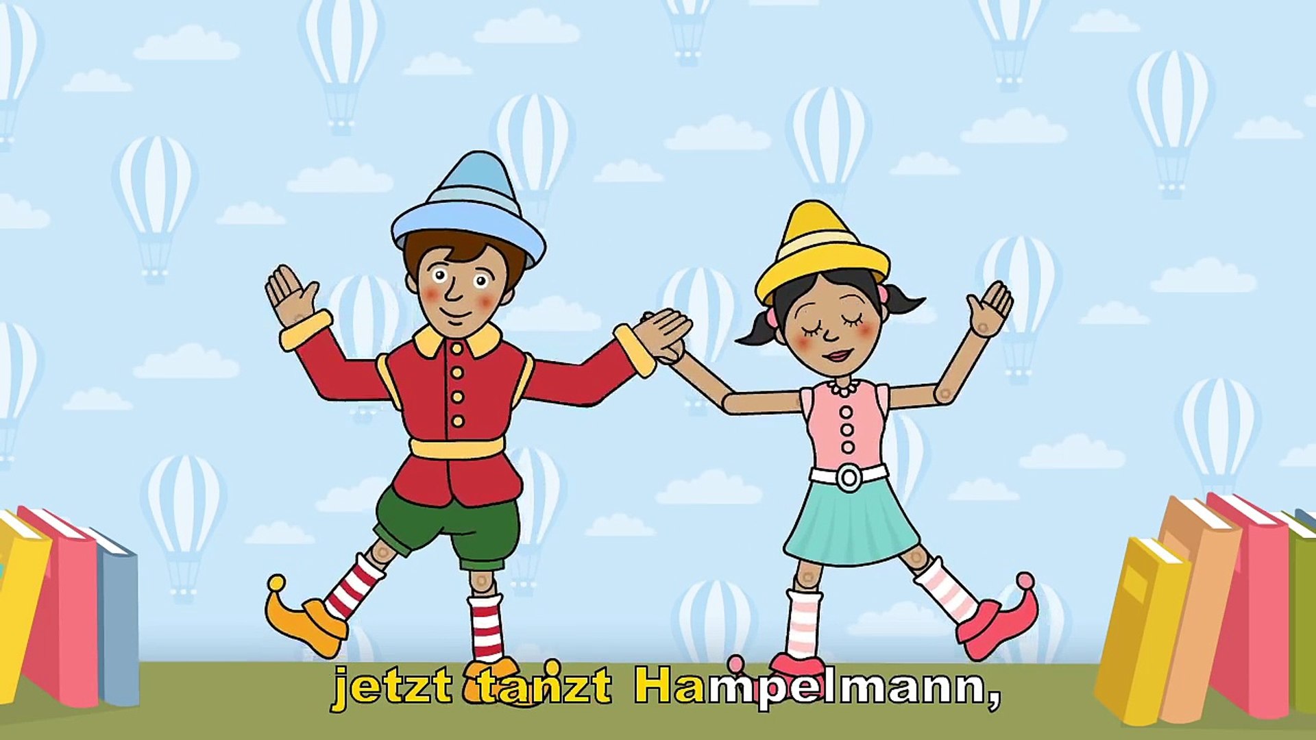 Jetzt steigt Hampelmann Kinderlieder zum Mitsingen | Sing Kinderlieder -  Dailymotion Video