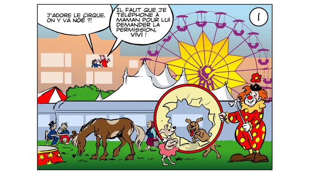 Exemple de page projet bande dessinée L'air en bulles